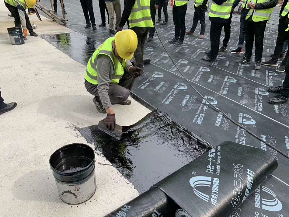 车库顶板做防水卷材