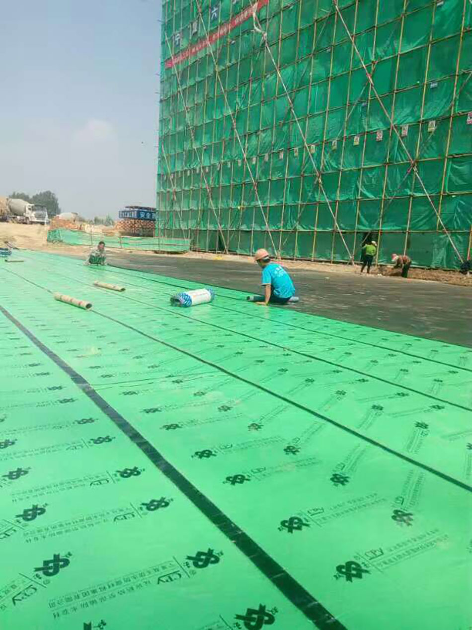 车库顶板做防水卷材