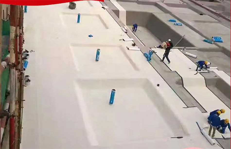 基础做非沥青基高分子自粘胶膜防水卷材