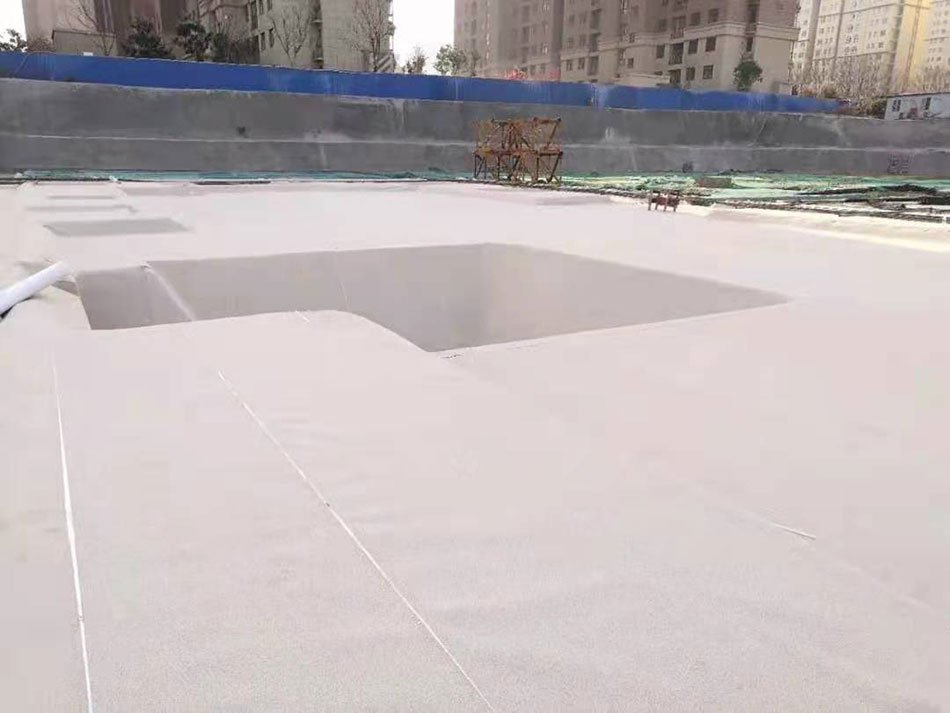 基础做非沥青基高分子自粘胶膜防水卷材