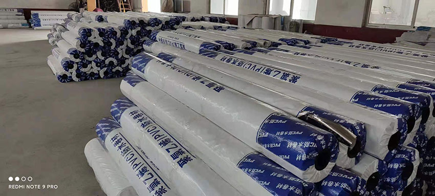 高分子录化聚乙烯PVC防水卷材